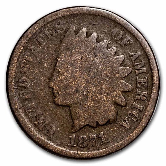 1871 Indian Head Cent Good 1871 Indian Head Cent Good